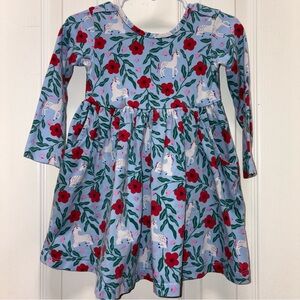 Hanna Andersson Unicorn Swing Dress with Pockets